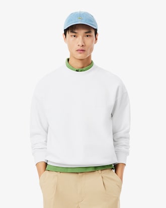 Embroidered Fleece Sweatshirt