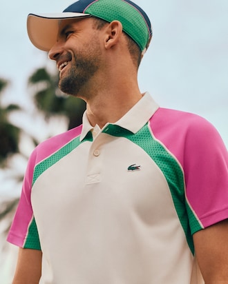 Ultra Dry Colour-Block Tennis Polo Shirt