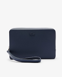 Chantaco Piqu&eacute; Leather Zipped Pouch