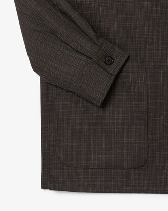 Runway Printed Wool Overshirt