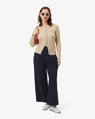 Wide Fit Stretch Gabardine Chino Pants