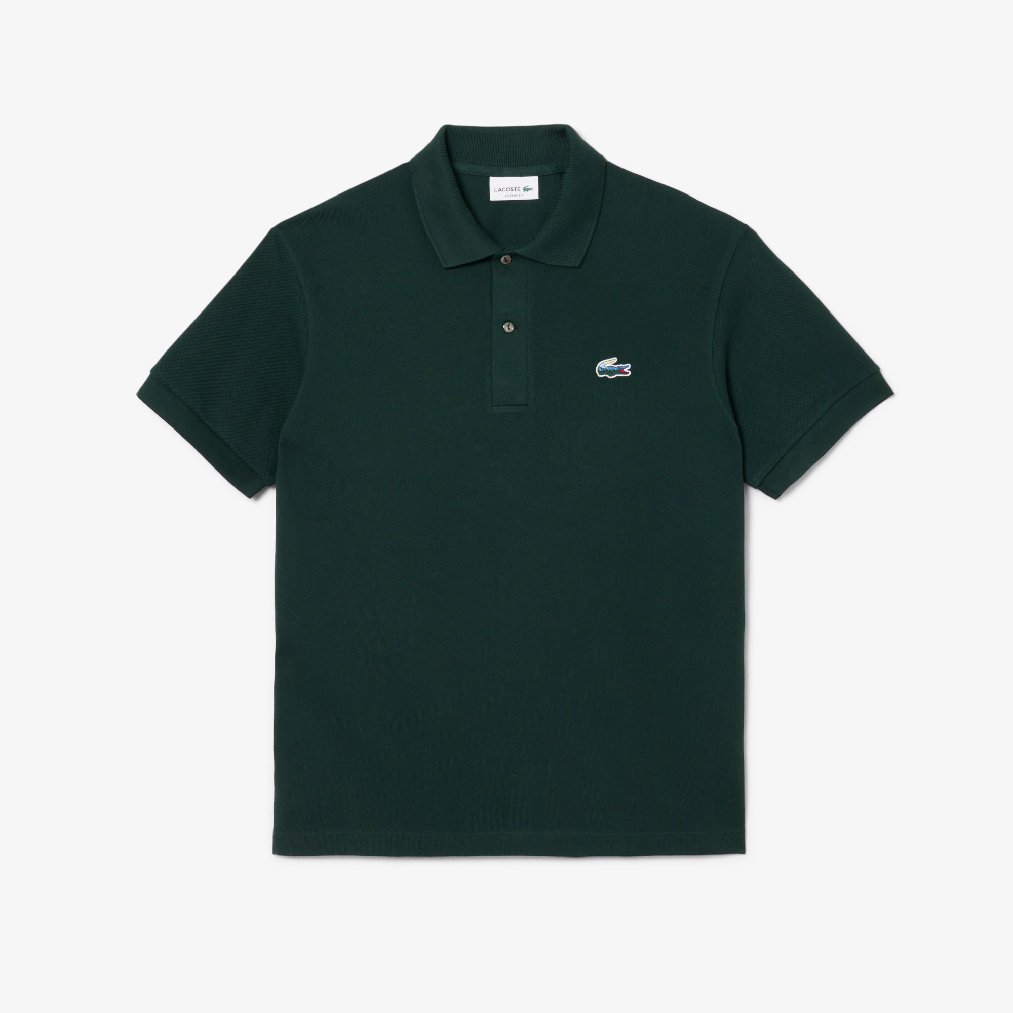 Classic Fit Landscape Crocodile Piqué Polo Shirt - Men's Short