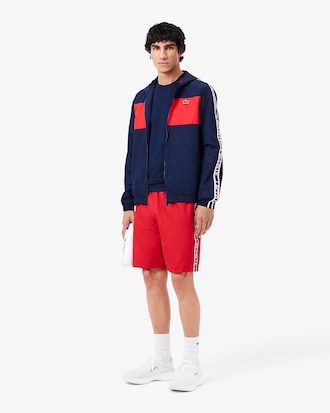 Tennis Logo Stripe Shorts