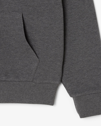 Zipped Piqué Hoodie