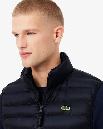 Water-Repellent Puffed Vest