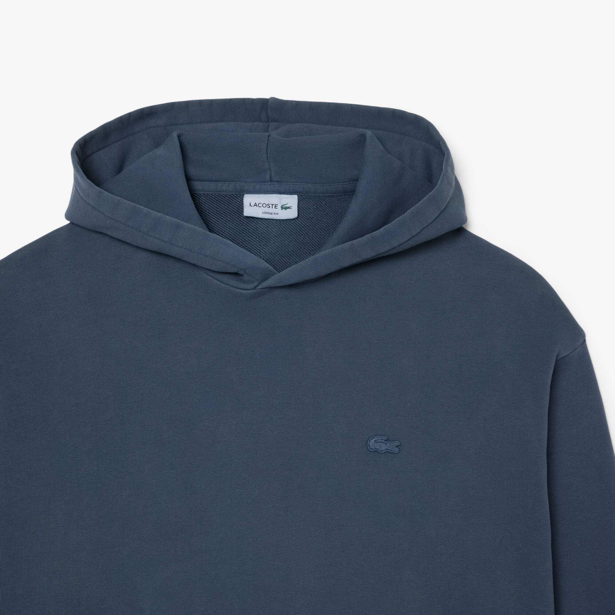 パーカー・フーディ LACOSTE Men Hoodies SH9905 C7Z Blue Washed Effect Hoodie - Men's Sweatshirts - New In 2025 | Lacoste