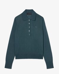 Runway Polo Collar Merino Wool Sweater