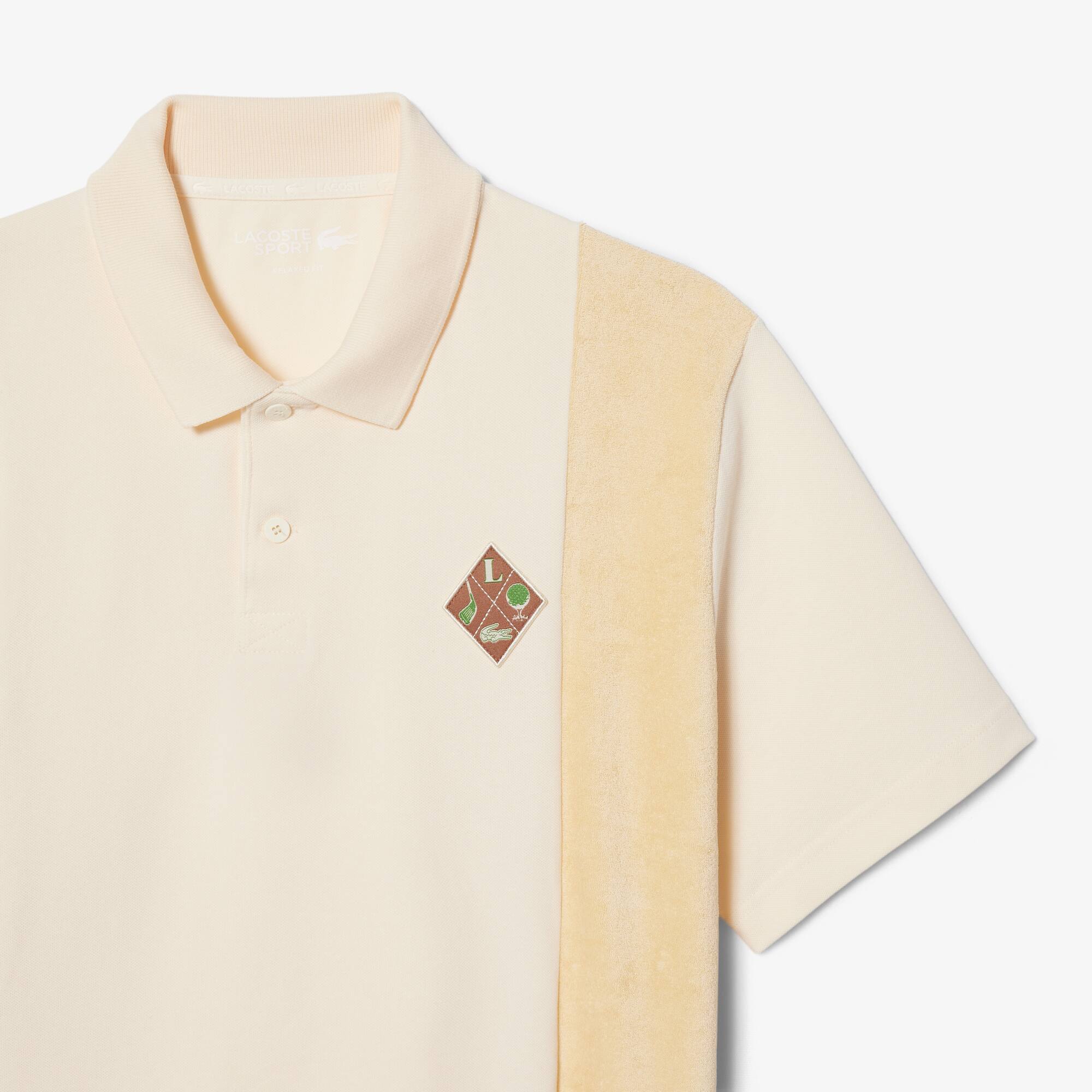 Relaxed Fit Piqué Golf Polo Shirt - Men's Short Sleeves Polo