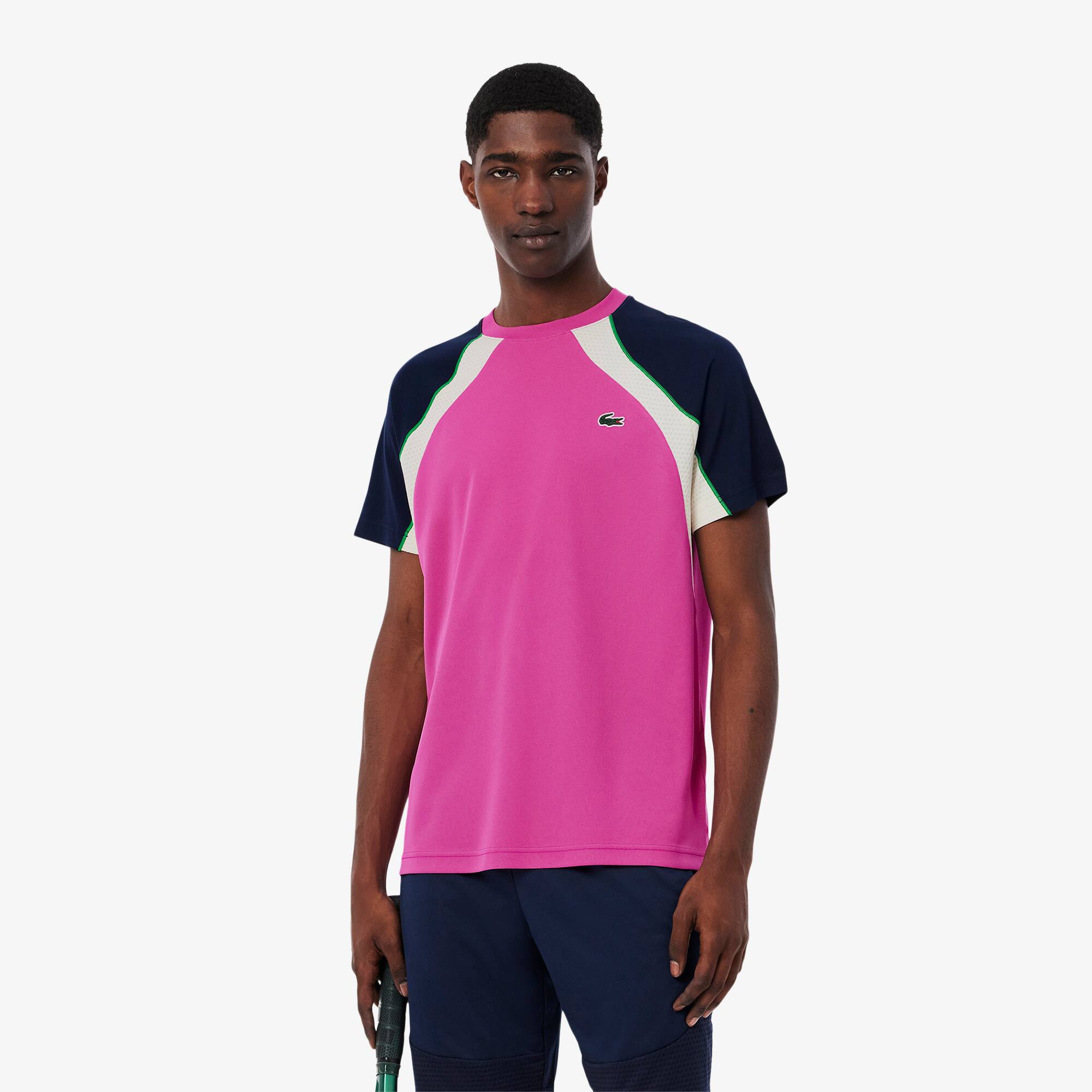 Ultra Dry Colour-Block Tennis T-shirt - Men's t-shirts - New