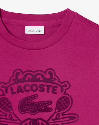 Oversized Cotton Badge T-shirt