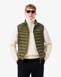 Water-Repellent Puffed Vest