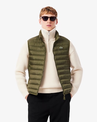 Water-Repellent Puffed Vest