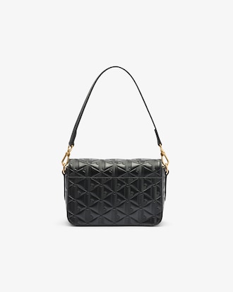 Maheki Embossed Leather Shoulder Bag