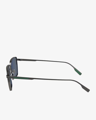 Retro Rectangle Metal Glasses