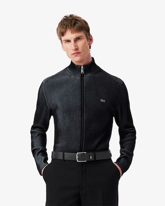 Grained Leather Belt