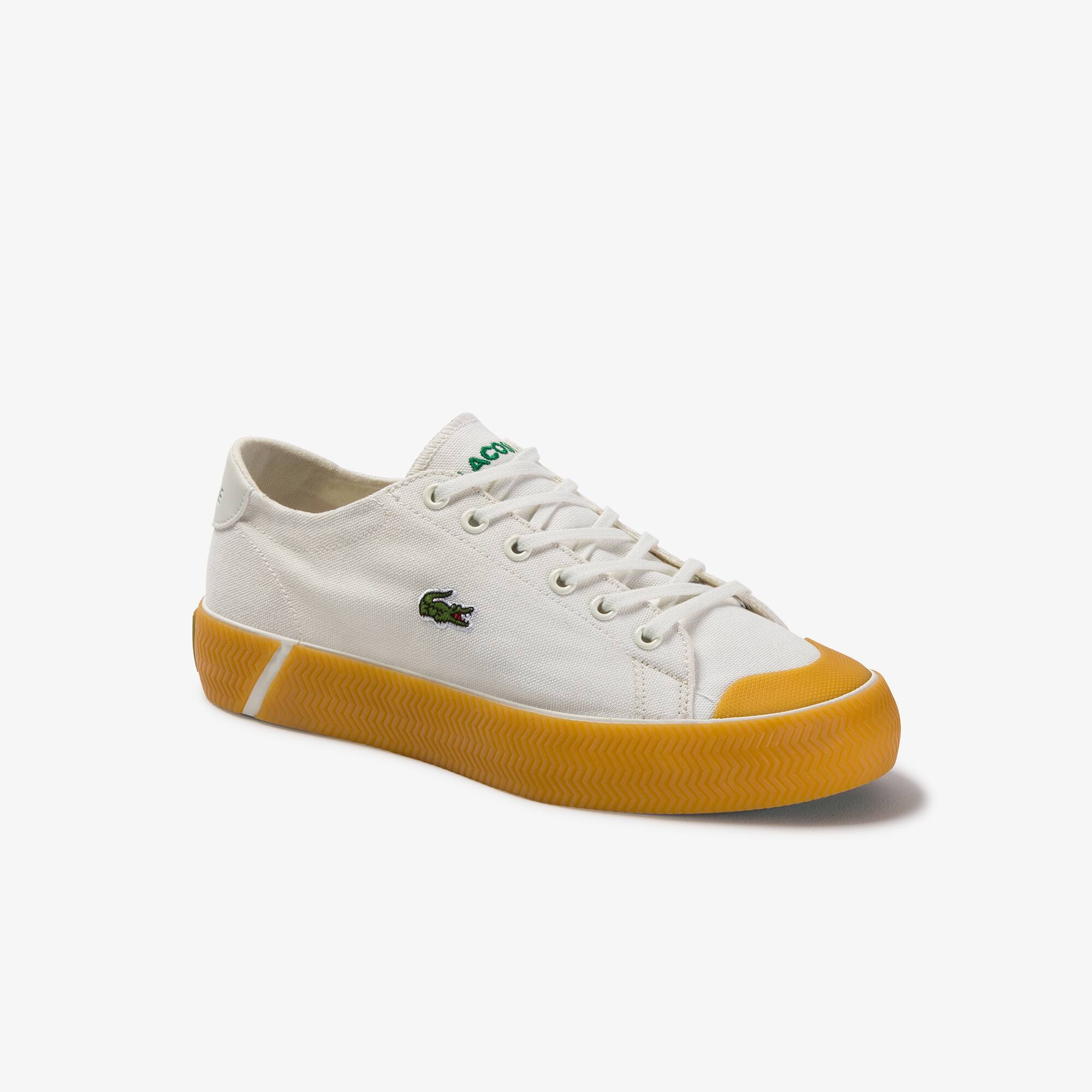 lacoste shoes yellow