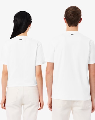 Embossed Branding Cotton T-shirt