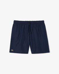 Mid Length Monochrome Swim Trunks