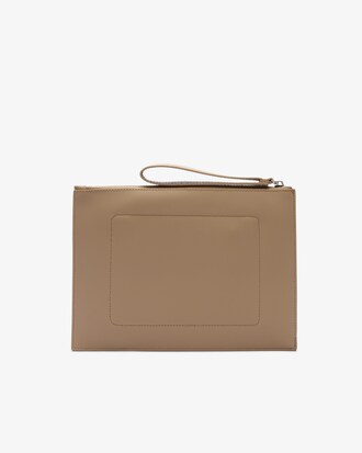Anna Coated Piqu&eacute; Canvas Pouch