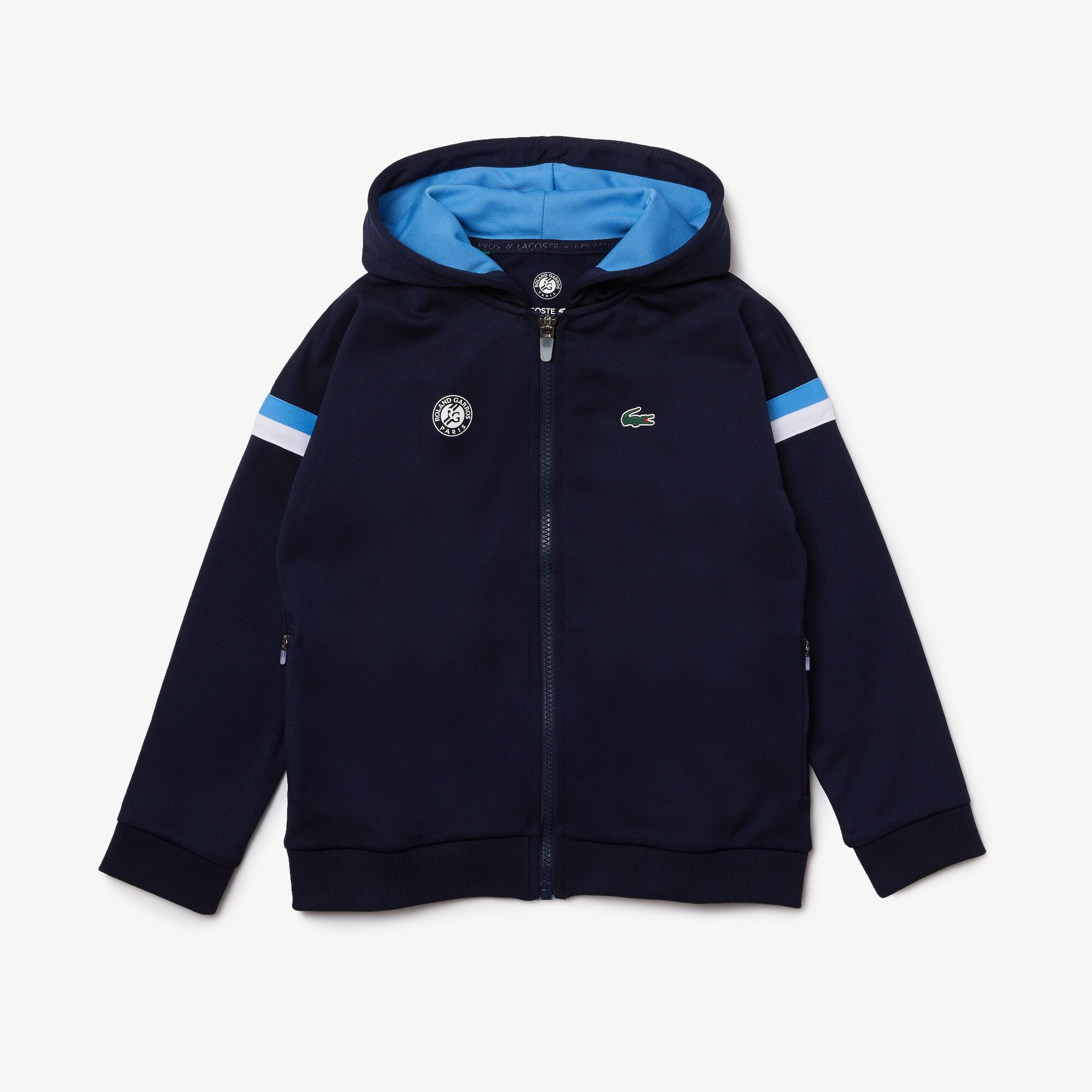 Chaqueta de SPORT Roland Garros x Novak Djokovic Rojo / Blanco • Xt7 |  Sudaderas Lacoste Hombre • Marigot Bay