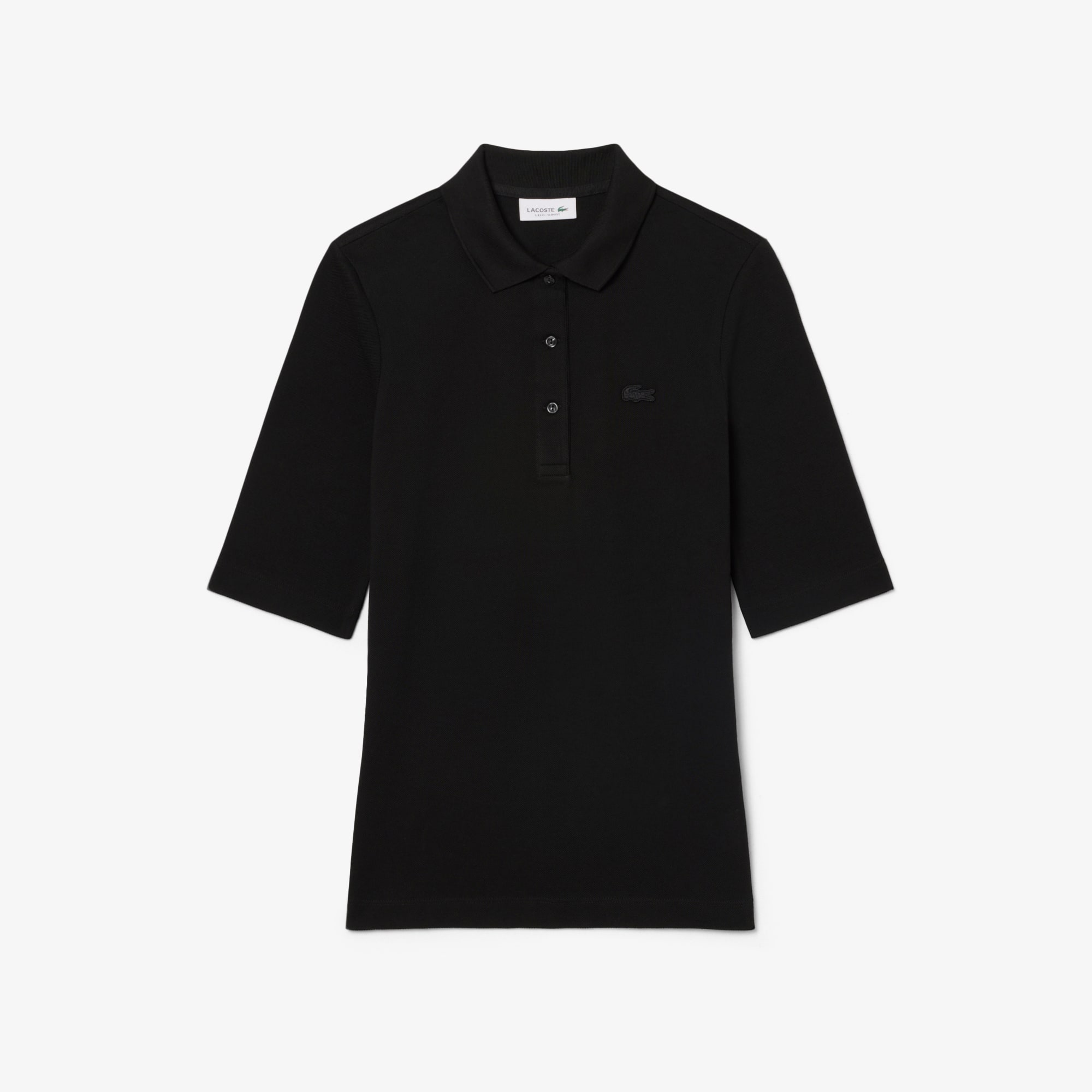 Slim Fit L.12.D Three Quarter Sleeve Polo Shirt - Women's Short