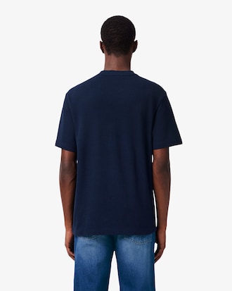 Heavy Cotton and Linen Piqu&eacute; T-shirt
