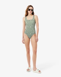 Printed One Piece Swimsuit