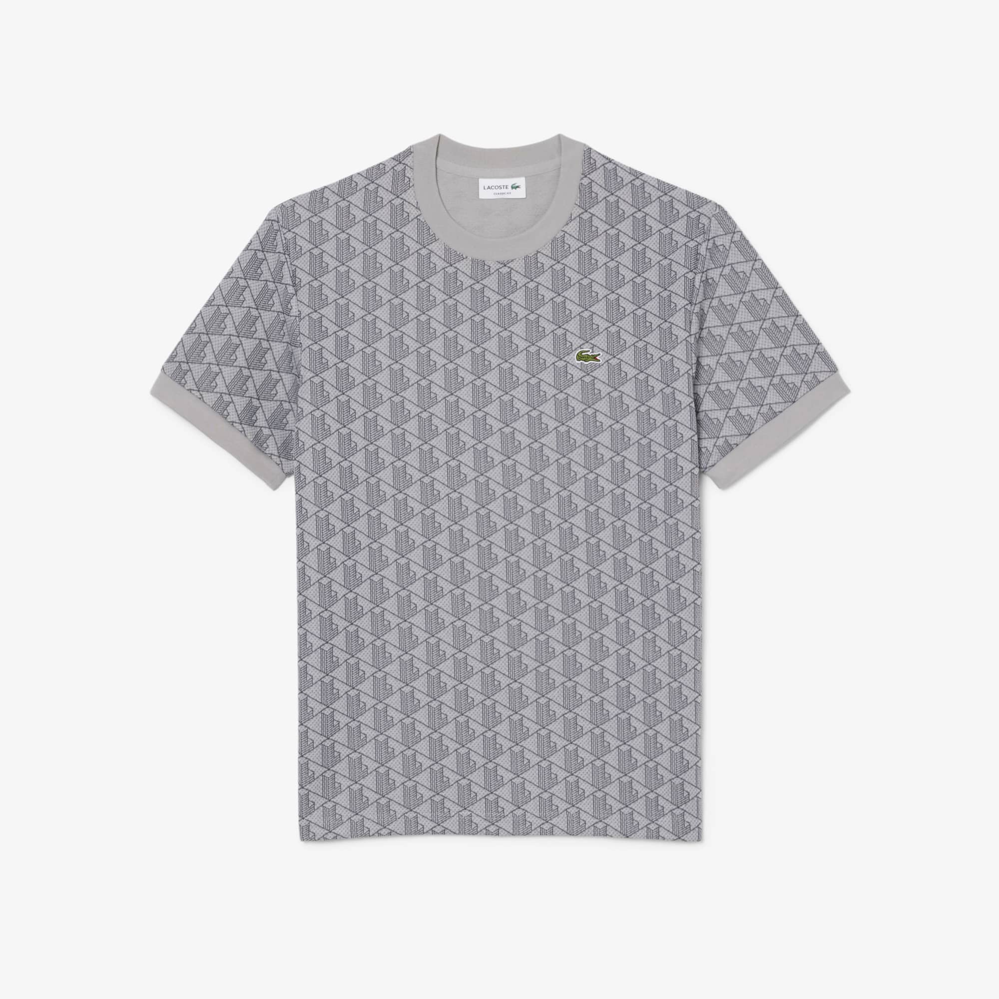 Monogram Jacquard T-shirt - Men's t-shirts - New In 2026 | Lacoste