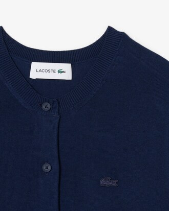 3D Rib Knit Cotton Cardigan