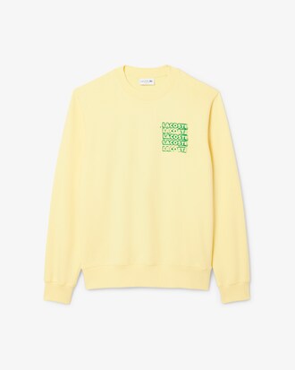 Graphic Print Fleece Sweatshirt