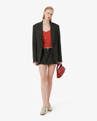 Runway Silk Piqu&eacute; Tank Top