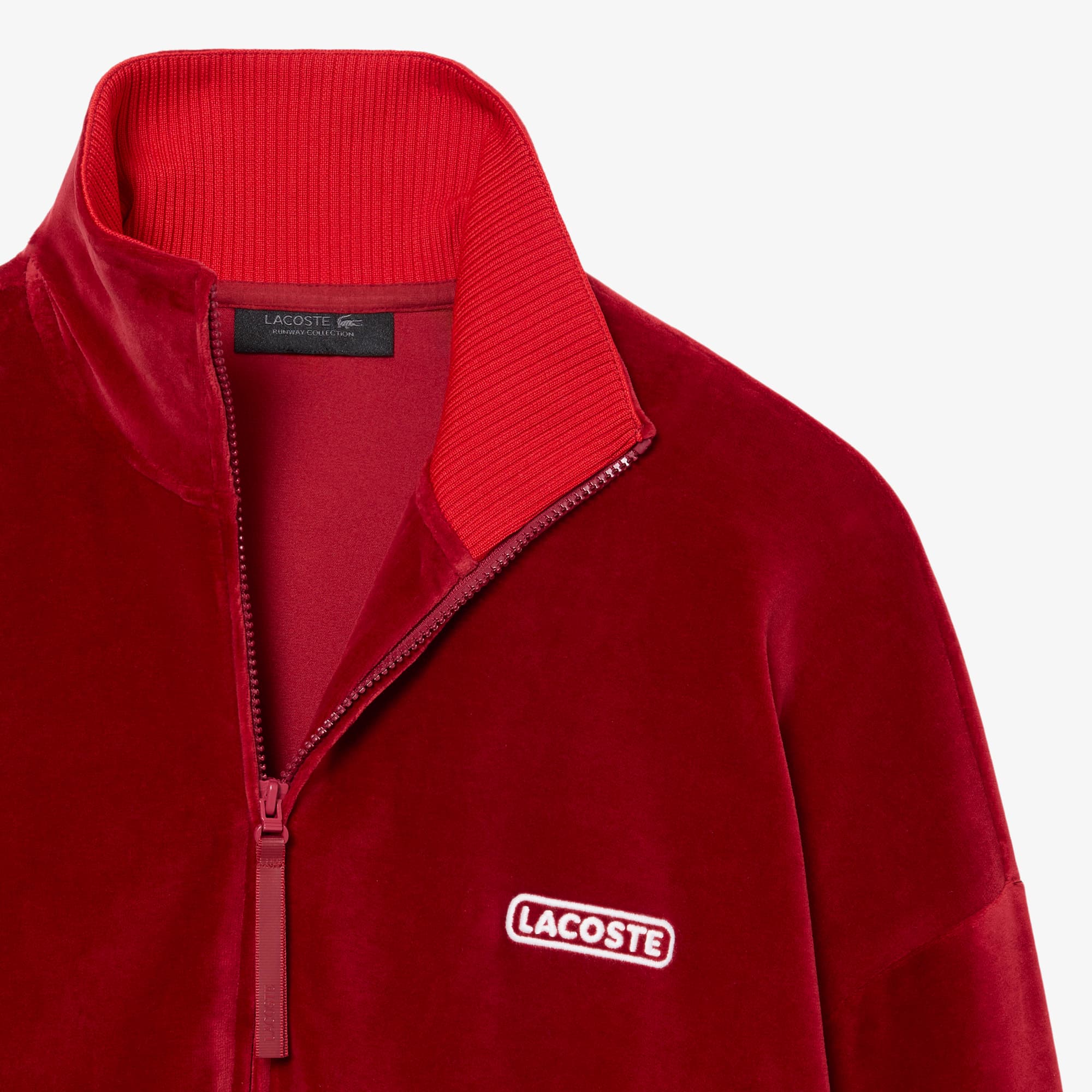 Runway Velour Track Jacket - Men's Sweatshirts - New In 2026 | Lacoste