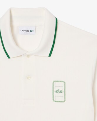 Classic Fit Printed Piqu&eacute; Polo Shirt