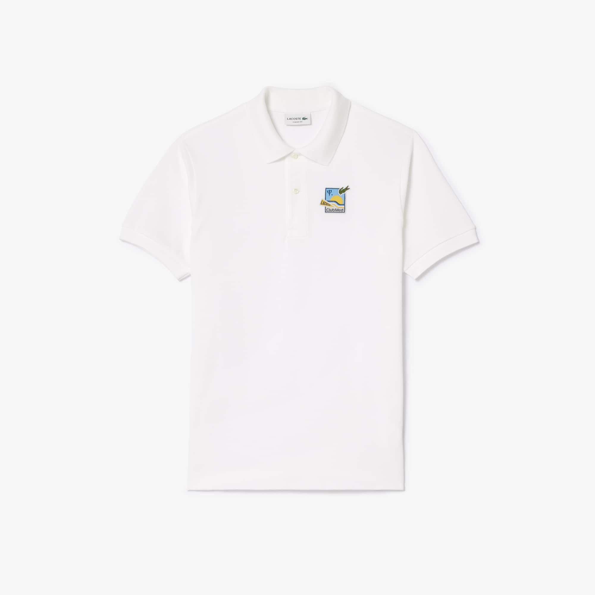 L.12.12 Lacoste x Club Med Badge Accent Polo Shirt - Men's Short