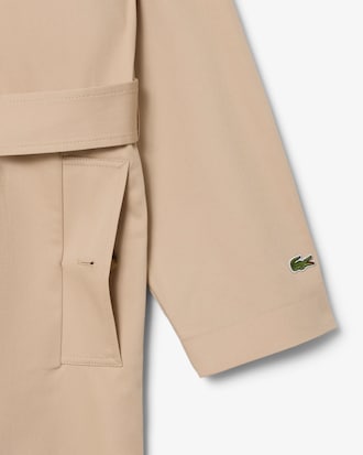 Oversized Water-Repellent Trench Coat