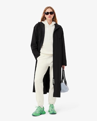 Relaxed Fit Piqué Hoodie