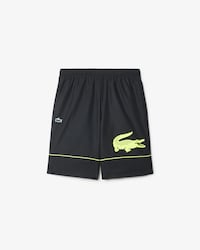 Printed Diamond Taffeta Tennis Shorts