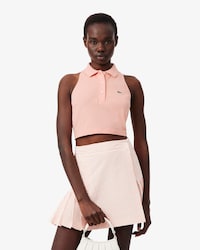 Sleeveless Piqu&eacute; Polo Shirt