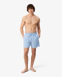 Mid Length Monochrome Swim Trunks