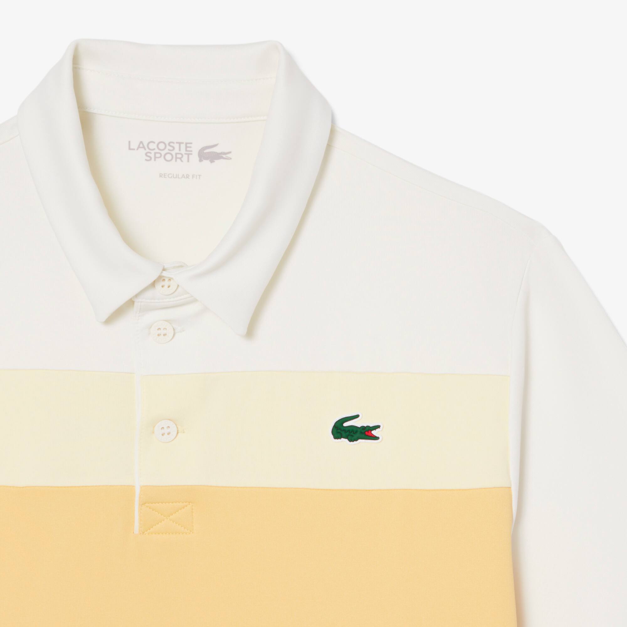 Ultra Dry Stretch Colour-Block Golf Polo Shirt - Men's Short