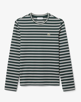 Long Sleeved Striped Jersey T-shirt