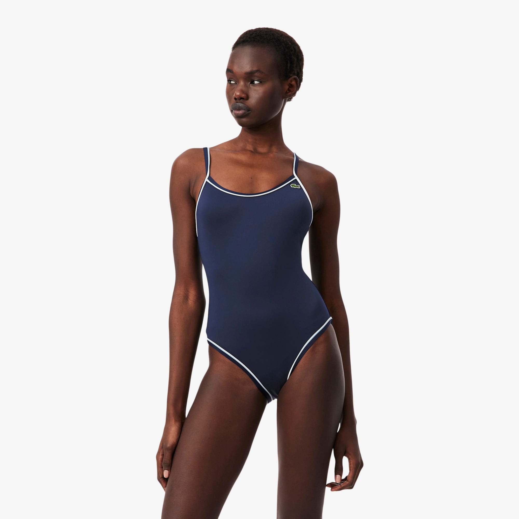 One Piece Trim Accent Swimsuit - Women's Swimwear - New In 2026