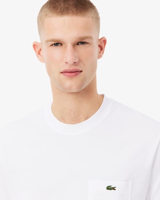 Cotton T-shirt with Breast Pocket