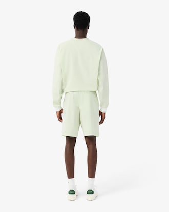 Relaxed Fit Ultra Dry Striped Bermuda Golf Shorts