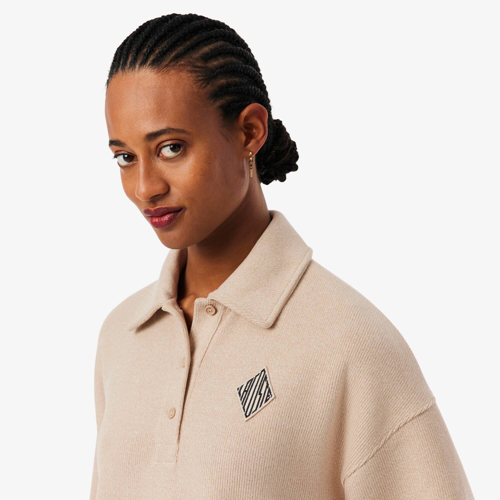 Oversized Ribbed Polo Sweatshirt - undefined - New In 2026 | Lacoste