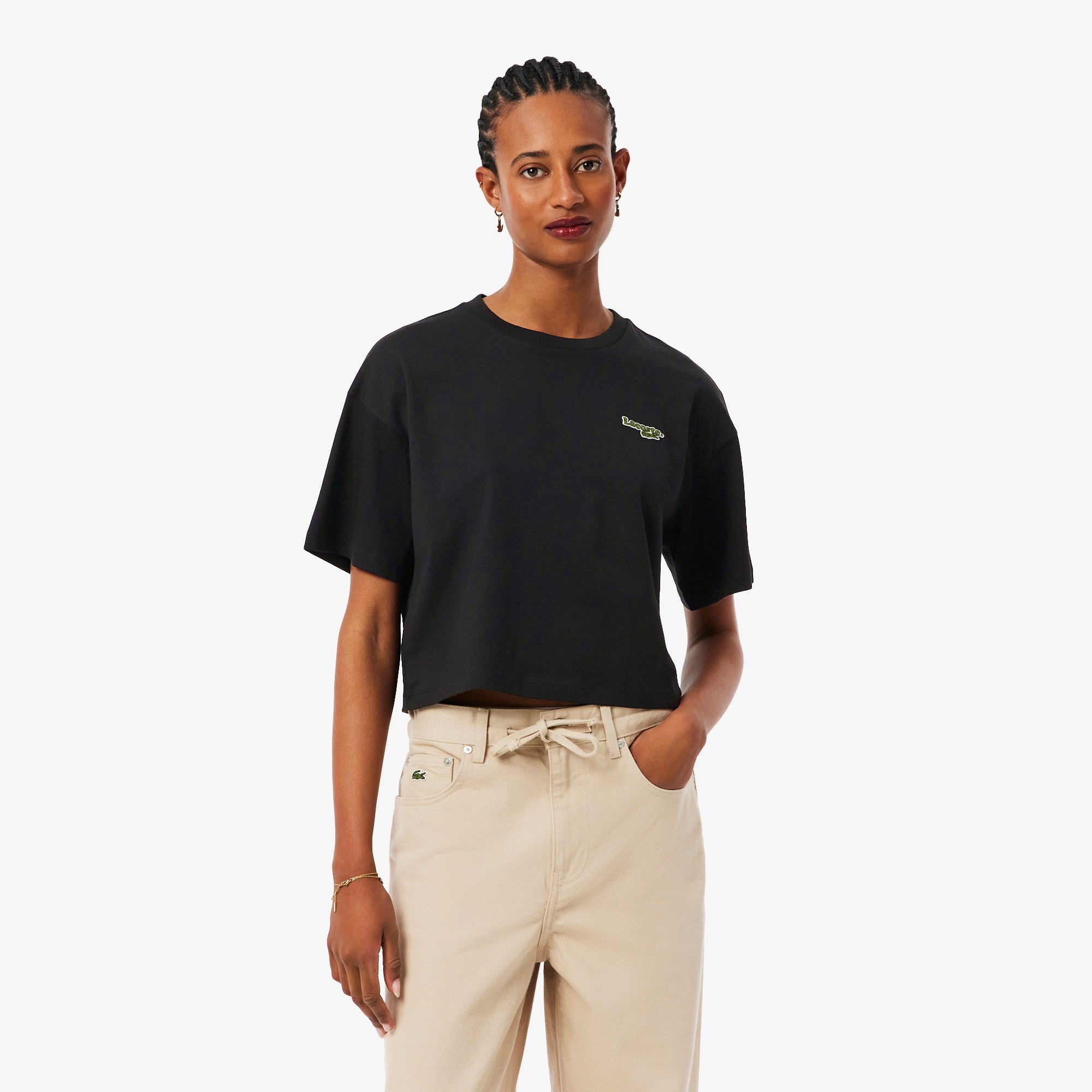 Casual Cotton Jersey T-shirt - Women's T-Shirts - New In 2026