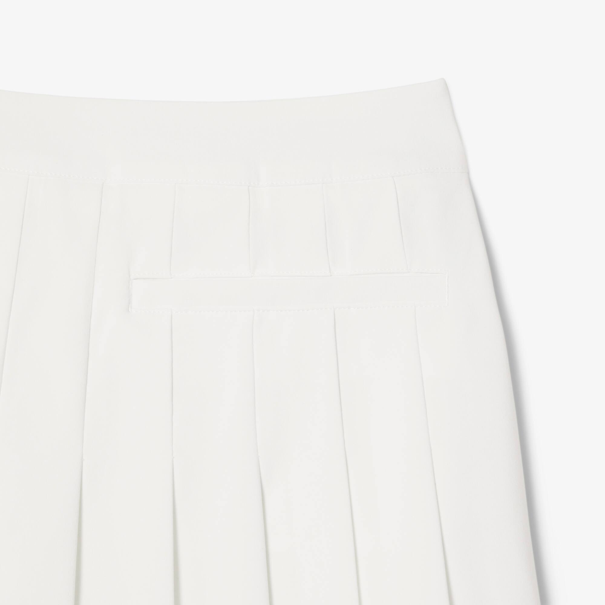 ★LACOSTE★ Women's Golf Bag Pleated Skirt White JF8571-55G8 Ultra Dry Golf Skirt with Liner - Women's dresses & skirts