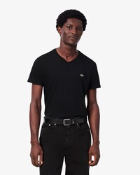 Lightweight Cotton Pima V Neck T-shirt