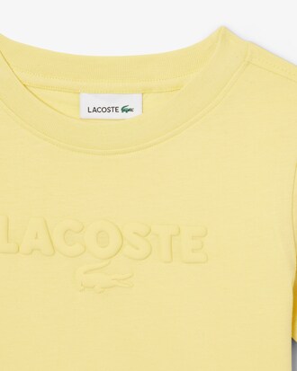 Textured Lacoste Cotton T-shirt