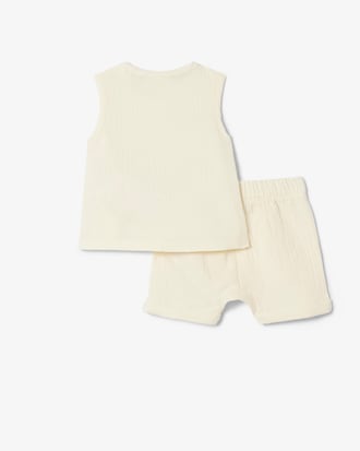 Infants' Sleeveless Cotton Set